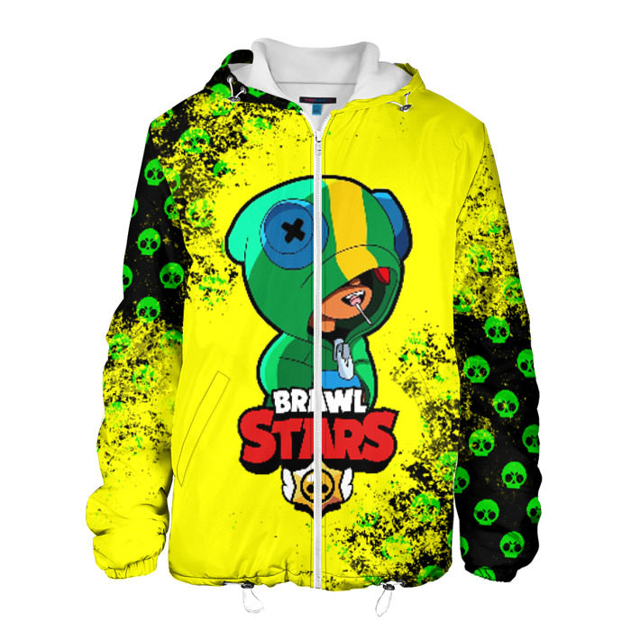 Мужская куртка 3D Brawl Stars LEON фото