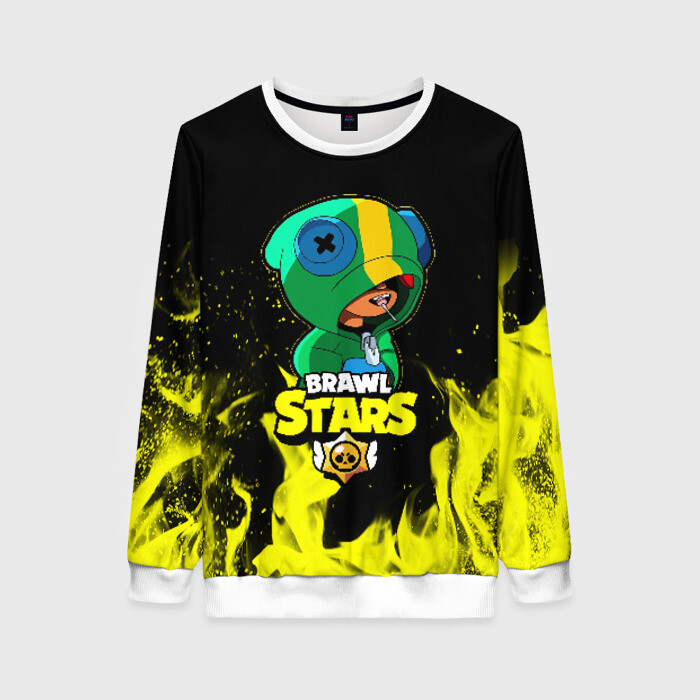 Женский свитшот 3D Brawl Stars LEON фото