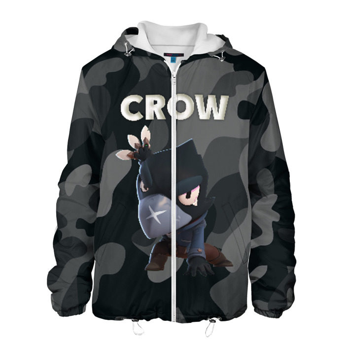Мужская куртка 3D Brawl Stars CROW фото