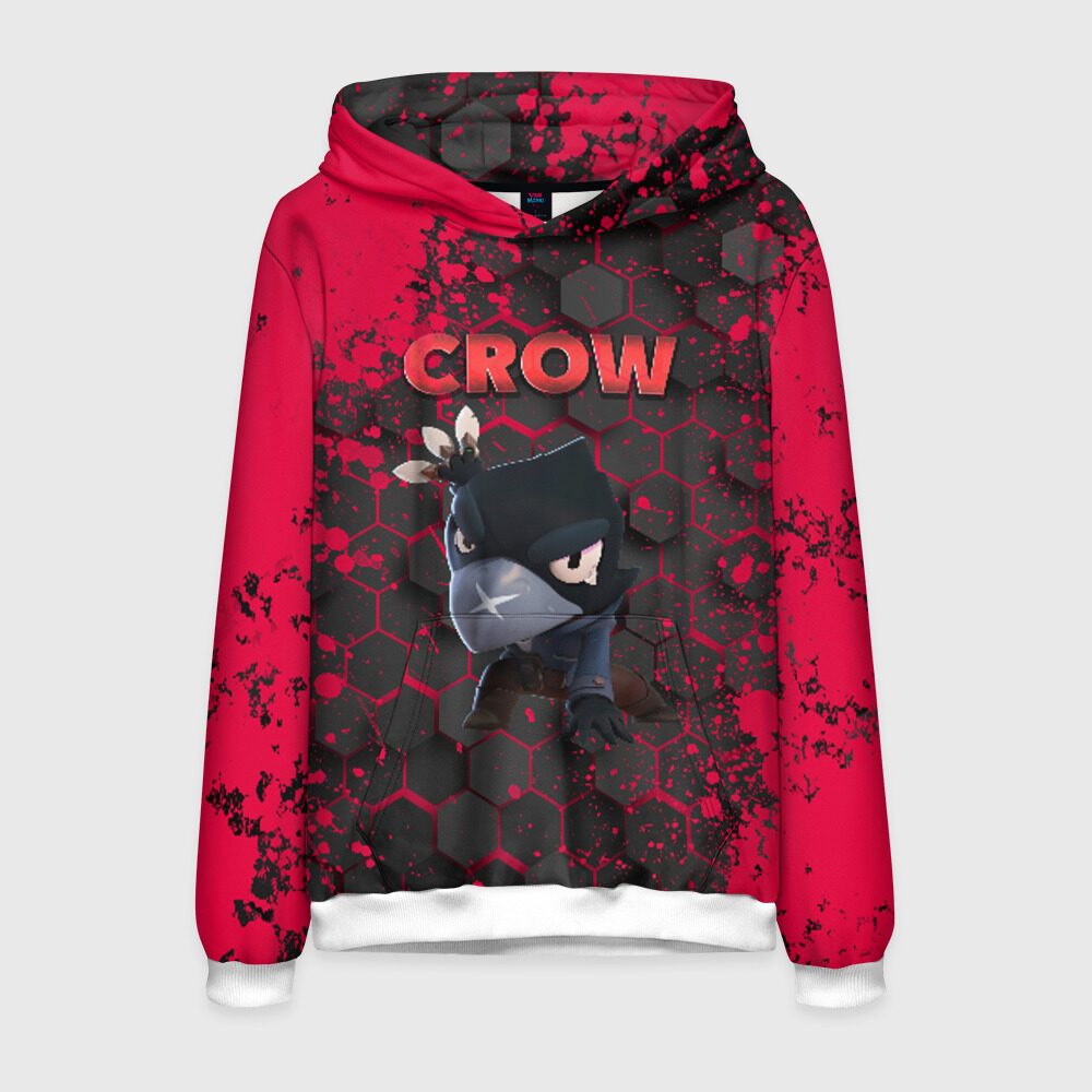 Мужская толстовка 3D Brawl Stars CROW фото