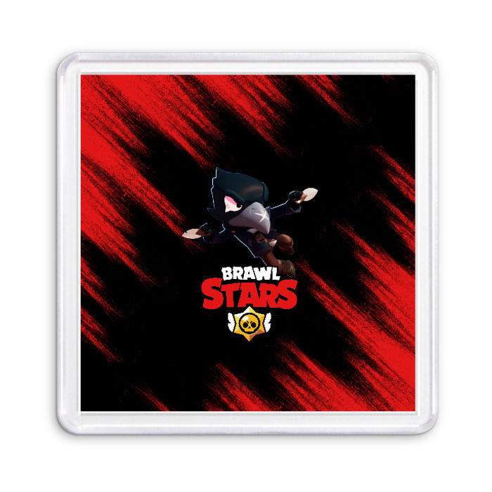 Магнит 55*55 Brawl Stars CROW фото