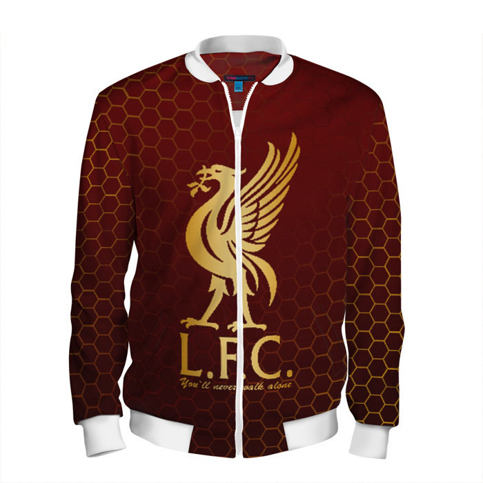 Мужской бомбер 3D LIVERPOOL фото
