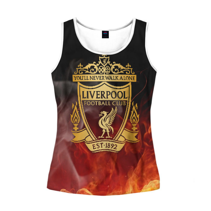 Женская майка 3D LIVERPOOL фото