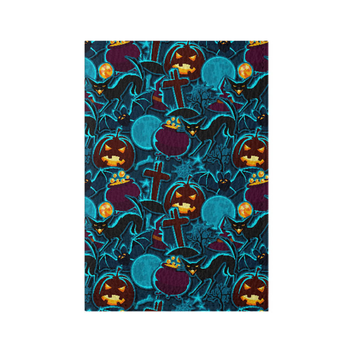 Обложка для паспорта матовая кожа Хэллоуин фото