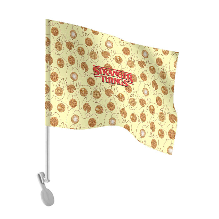 Флаг для автомобиля Stranger Thing. Pancakes фото