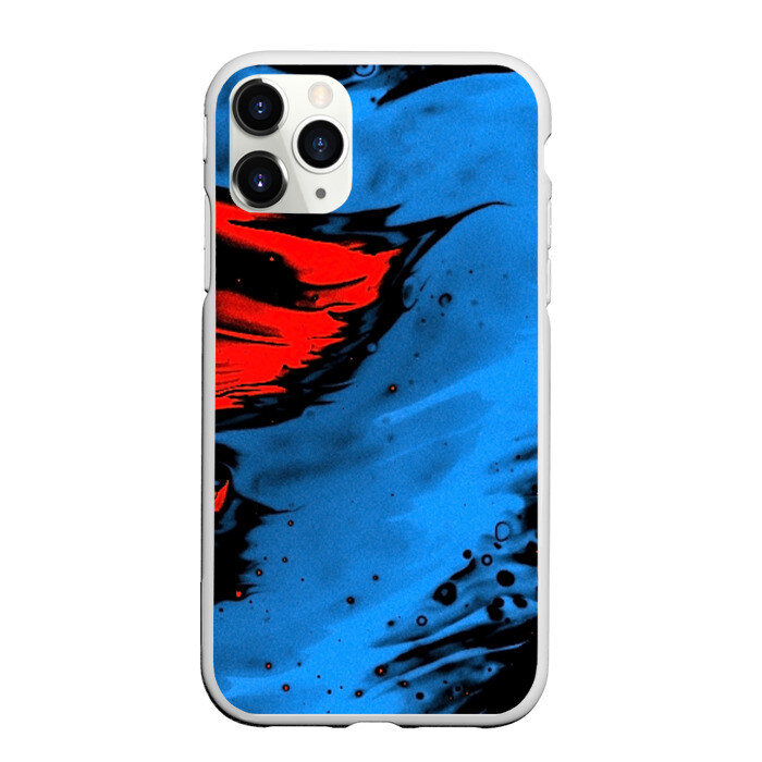 Чехол для iPhone 11 Pro матовый Абстрактные краски арт 2 фото