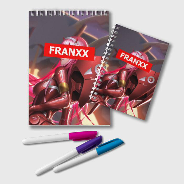 Блокнот Darling In The Franxx фото