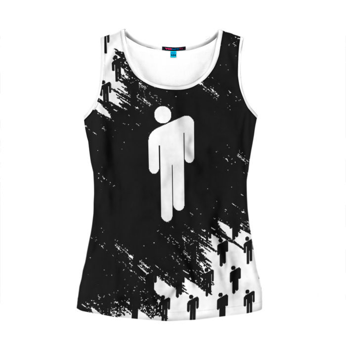 Женская майка 3D BILLIE EILISH фото