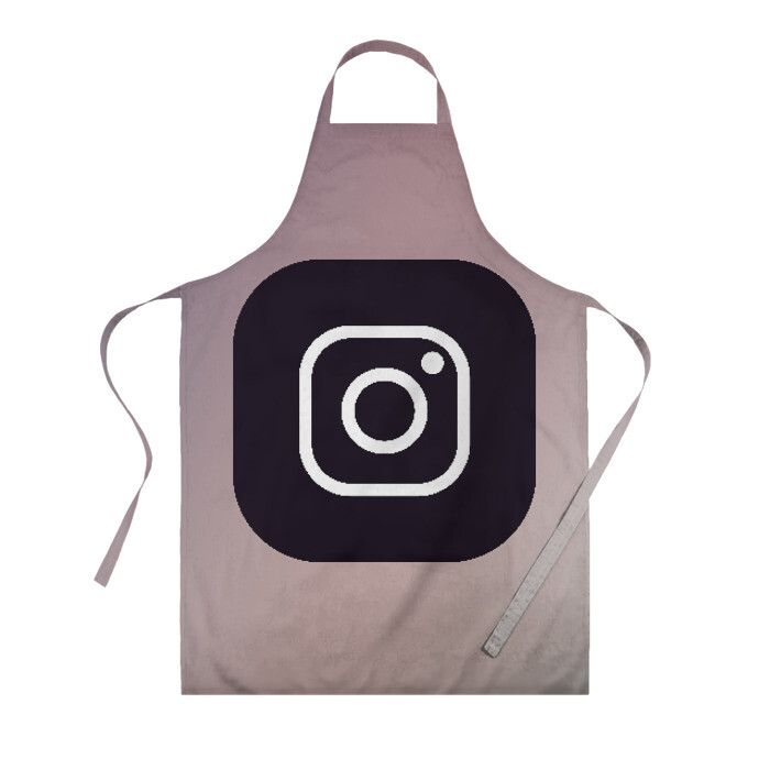 Фартук 3D instagram(logo and background) фото
