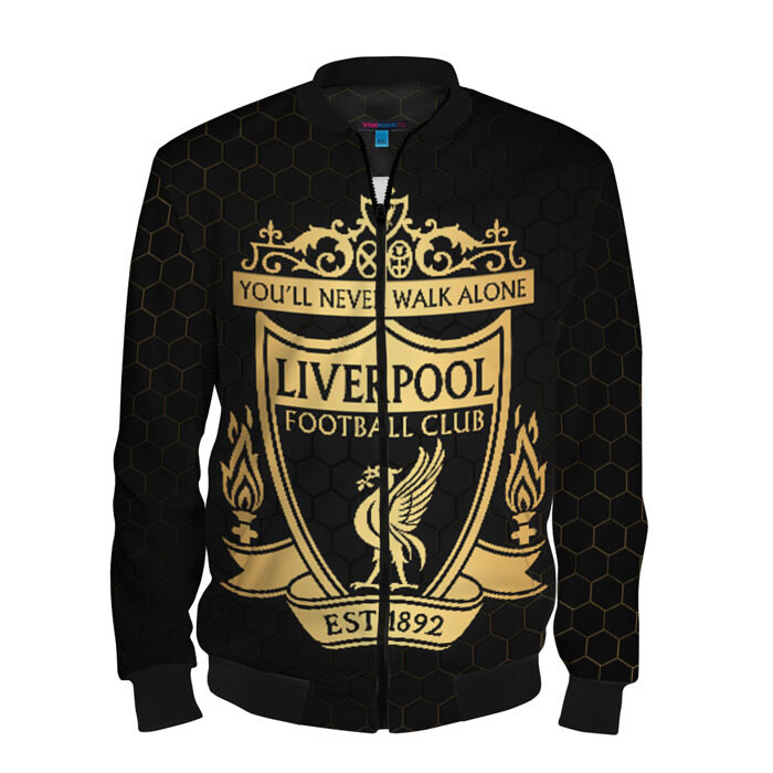 Мужской бомбер 3D Ливерпуль фото