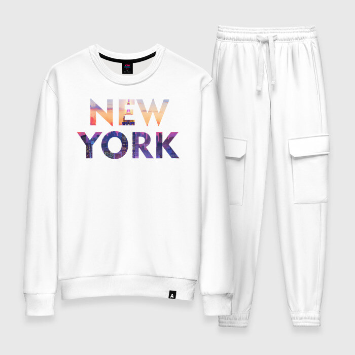 Женский костюм хлопок NEW YORK фото