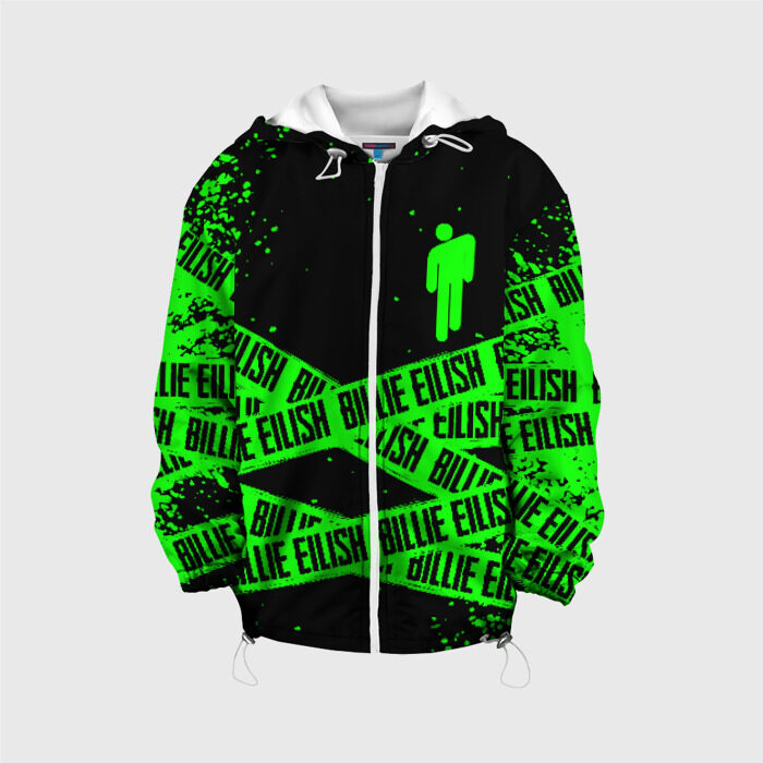 Детская куртка 3D BILLIE EILISH фото