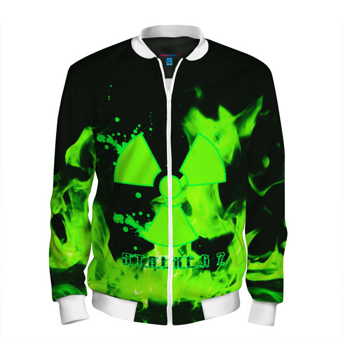 Мужской бомбер 3D S.T.A.L.K.E.R 2 фото