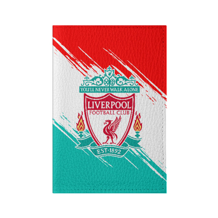 Обложка для паспорта матовая кожа LIVERPOOL фото
