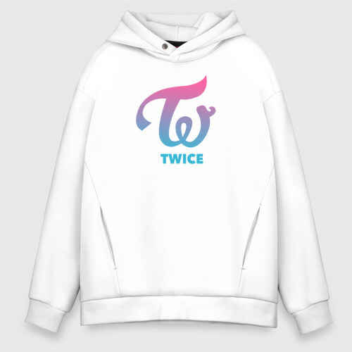Мужское худи Oversize хлопок Twice фото
