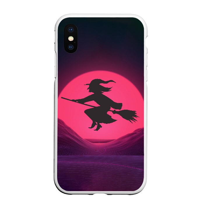Чехол для iPhone XS Max матовый The Witch(Happy Halloween) фото