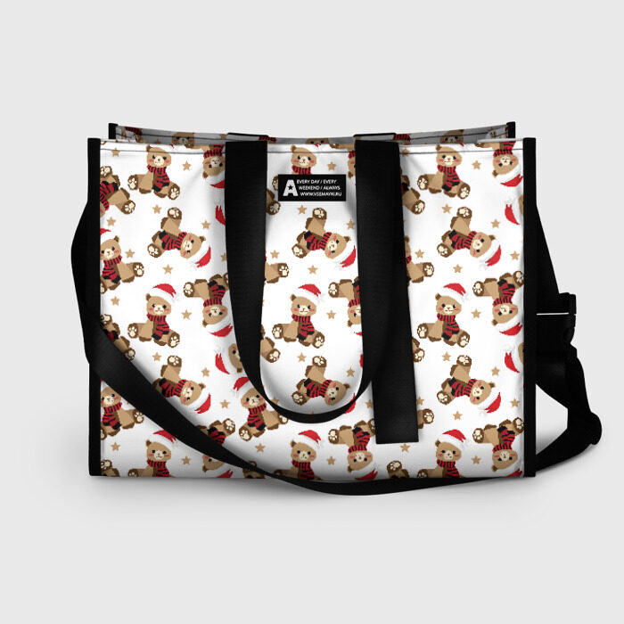 Сумка-шоппер 3D Волшебство Нового года фото