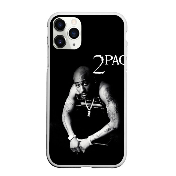 Чехол для iPhone 11 Pro матовый 2pac фото