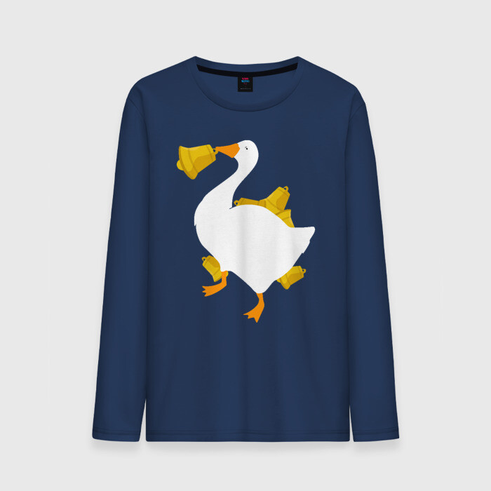 Мужской лонгслив хлопок ЗЛОЙ ГУСТЬ С КОЛОКОЛЬЧИКОМ фото