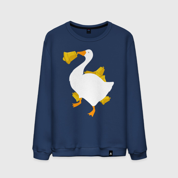 Мужской свитшот хлопок ЗЛОЙ ГУСТЬ С КОЛОКОЛЬЧИКОМ фото