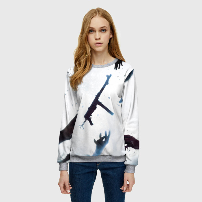 Женский свитшот 3D Бателфилд МП 40 фото