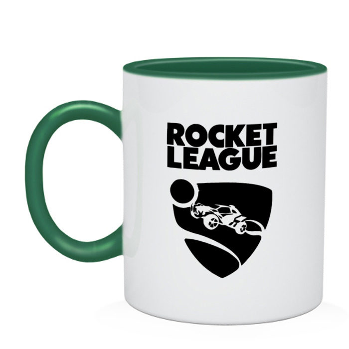 Кружка двухцветная ROCKET LEAGUE фото