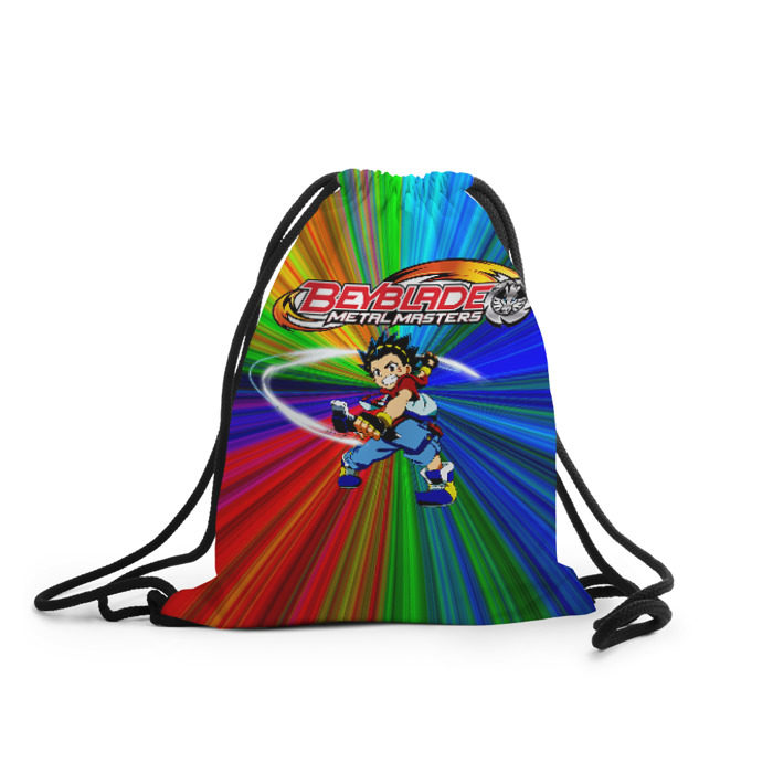 Рюкзак-мешок 3D Бейблэйд лого цвет фото