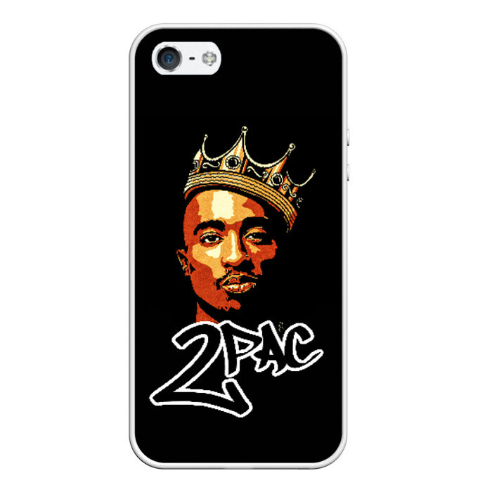 Чехол для iPhone 5/5S матовый 2pac фото