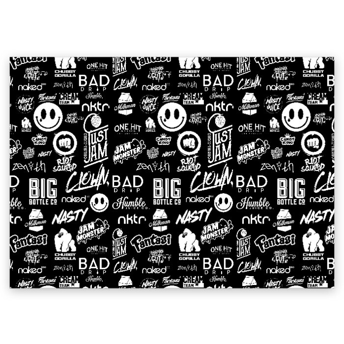 Поздравительная открытка VAPE LOGOBOMBING фото