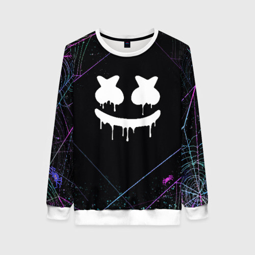 Женский свитшот 3D MARSHMELLO HALLOWEEN фото