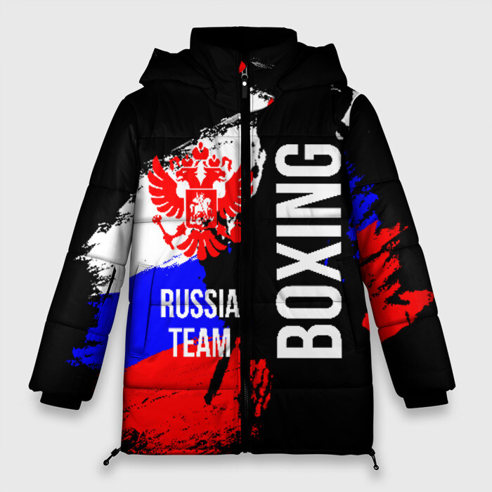 Женская зимняя куртка 3D Boxing Russia Team фото