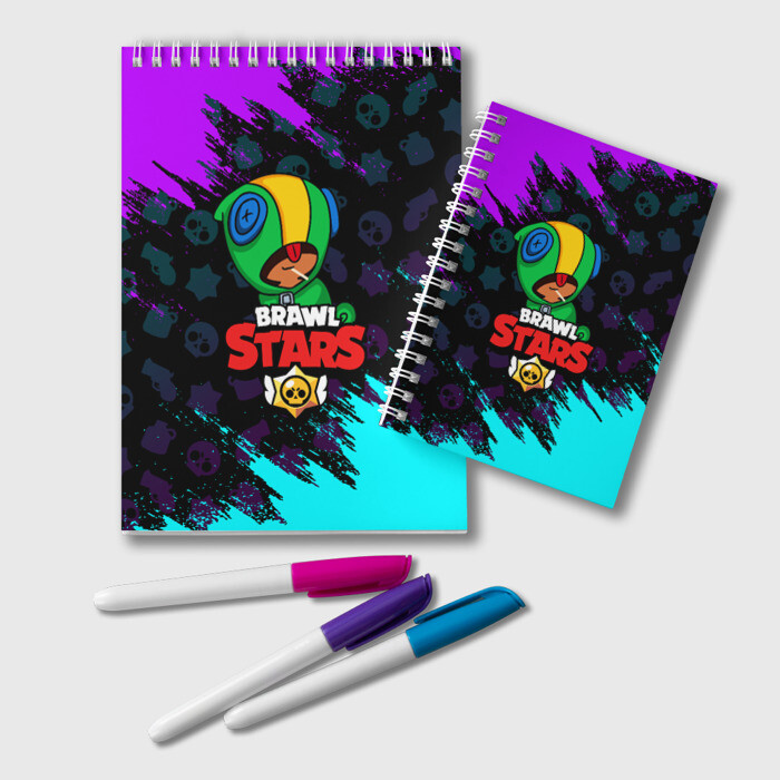 Блокнот BRAWL STARS LEON фото