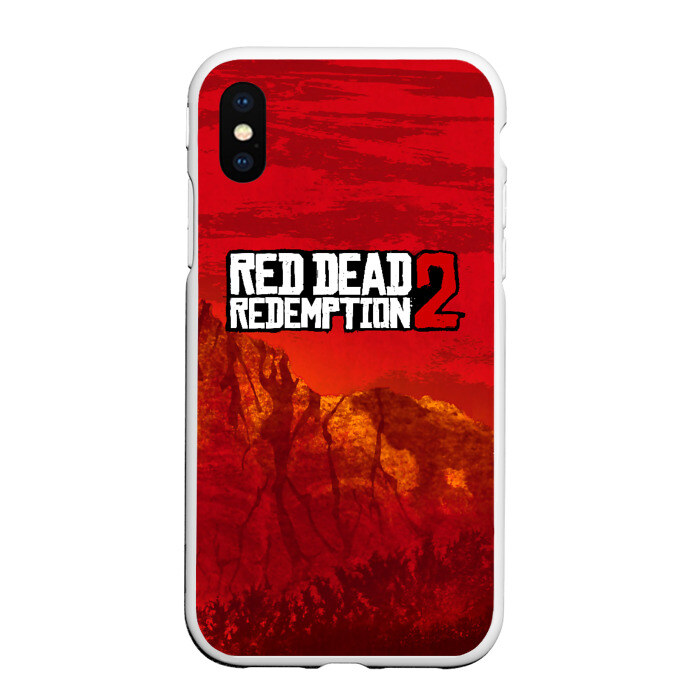 Чехол для iPhone XS Max матовый RED DEAD REDEMPTION 2 фото