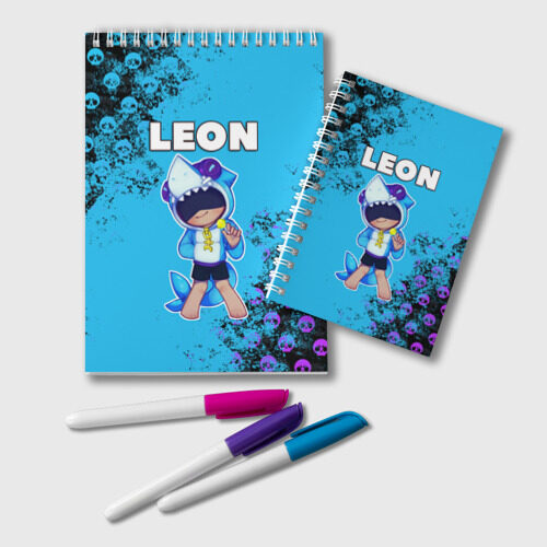 Блокнот Brawl Stars LEON фото