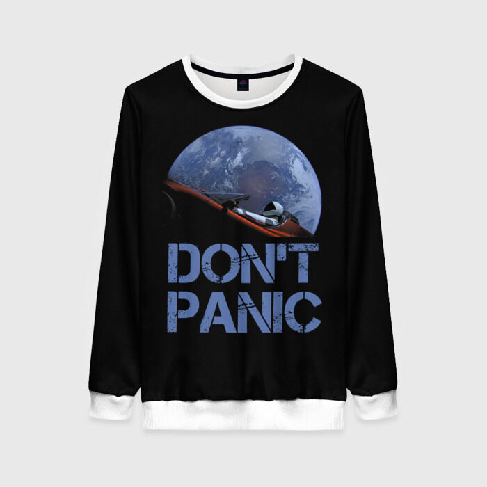 Женский свитшот 3D Dont Panic фото