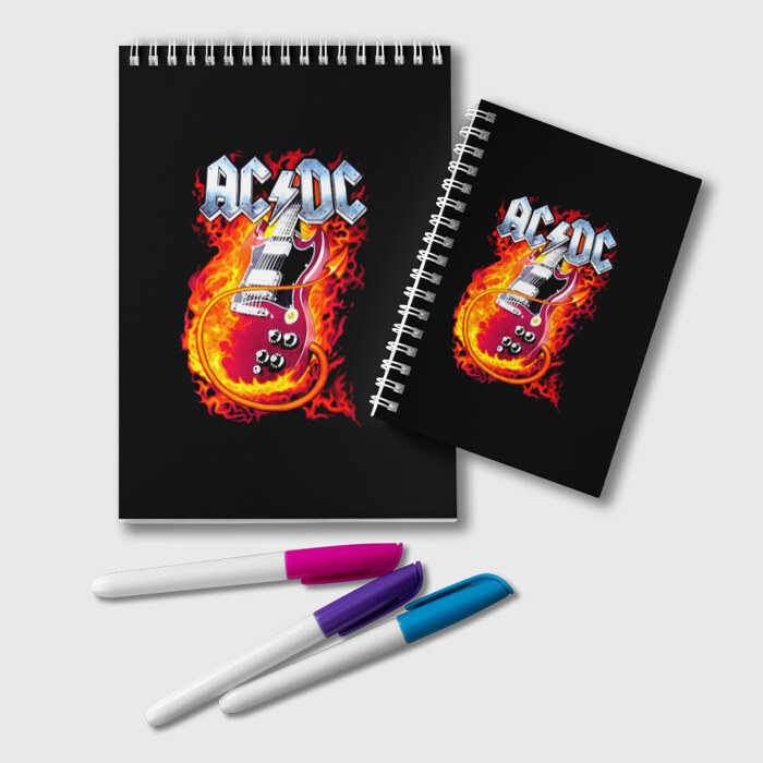 Блокнот AC DC фото