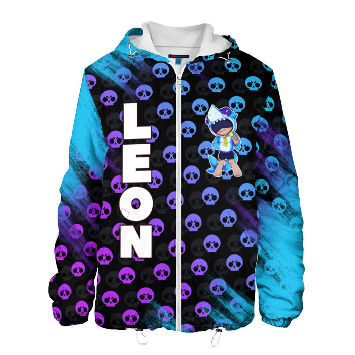 Мужская куртка 3D Brawl Stars LEON фото