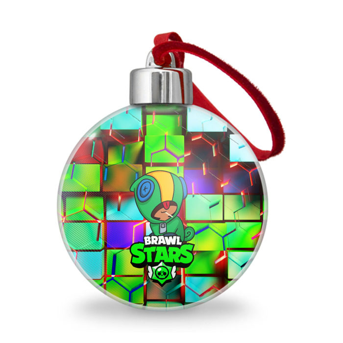 Ёлочный шар BRAWL STARS LEON фото