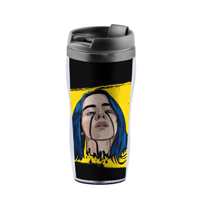 Термокружка-непроливайка BILLIE EILISH фото