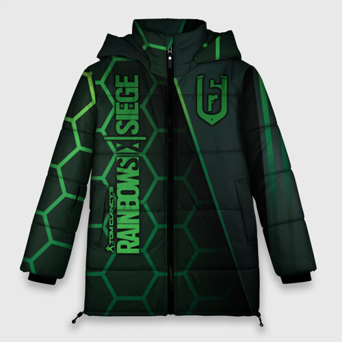 Женская зимняя куртка 3D Rainbow Six Siege фото