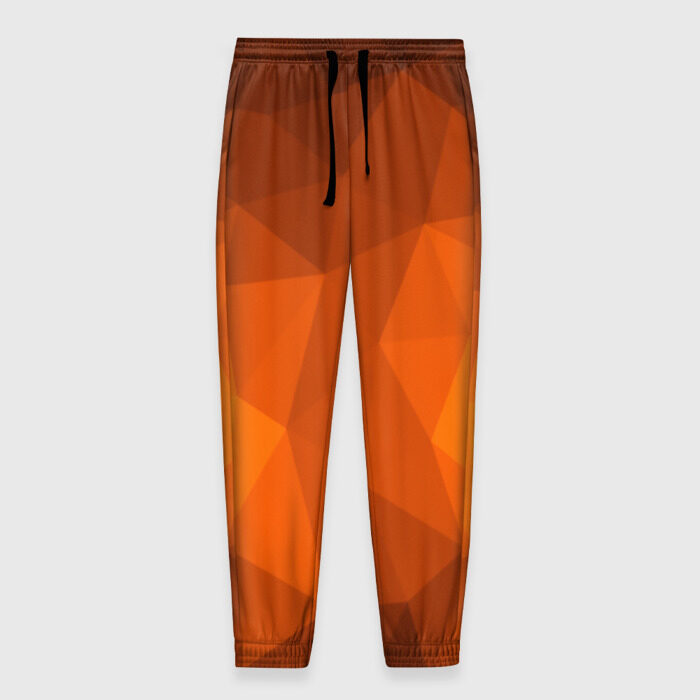 Мужские брюки 3D ORANGE ABSTRACTION фото