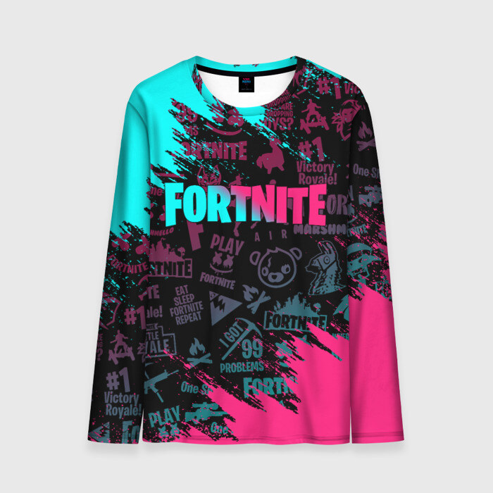Мужской лонгслив 3D FORTNITE фото