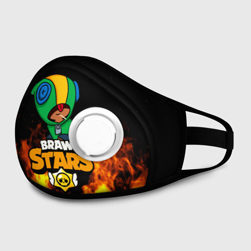 Маска из неопрена BRAWL STARS LEON фото