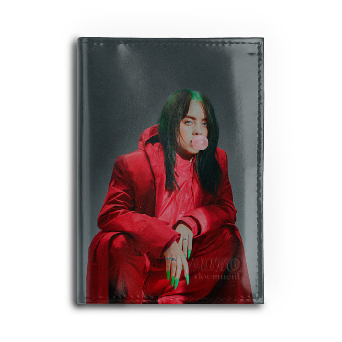 Обложка для автодокументов Билли Айлиш фото