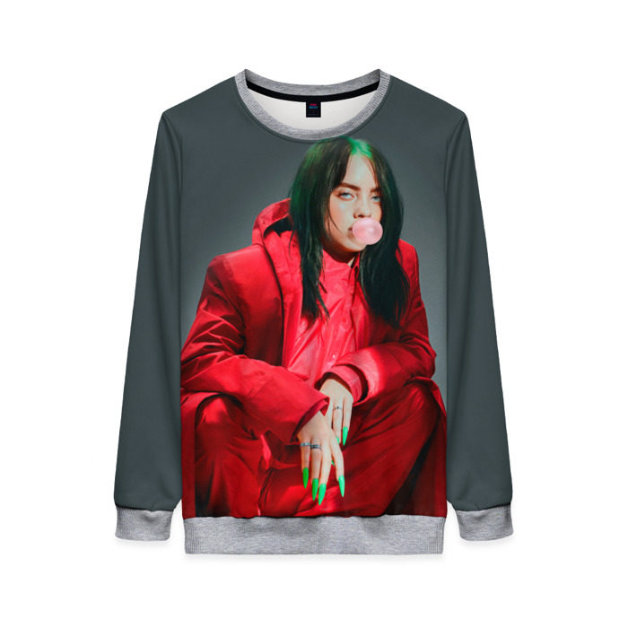 Женский свитшот 3D Билли Айлиш фото