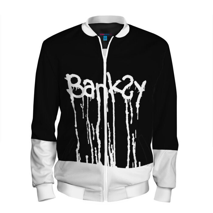 Мужской бомбер 3D Banksy фото