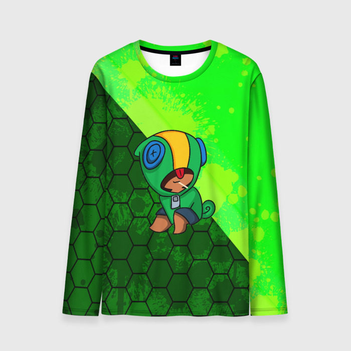 Мужской лонгслив 3D Brawl Stars LEON фото