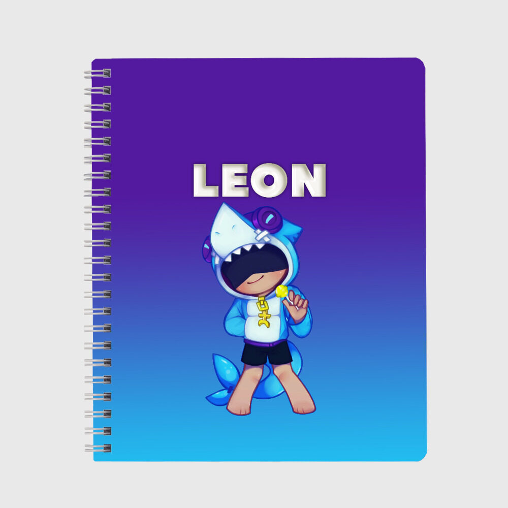Тетрадь Brawl Stars LEON фото