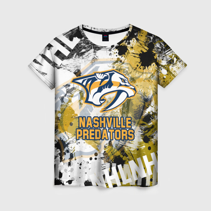Женская футболка 3D Нэшвилл Предаторз фото