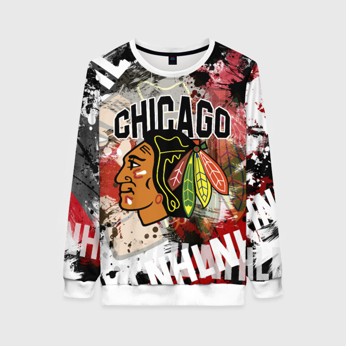 Женский свитшот 3D Chicago Blackhawks фото